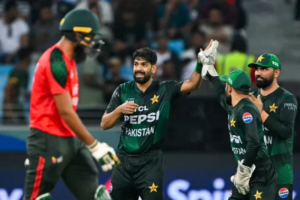 Bangladesh cricket team celebrating a wicket against Pakistan in the 2nd Test at Sylhet International Cricket Stadium 2026