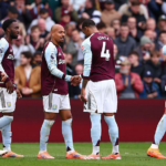 Aston Villa vs Liverpool players battling for possession during a crucial Premier League 2026 clash at Villa Park