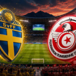 Sweden face Tunisia in FIFA World Cup 2026 Group F. Full match report, goals, lineups, H2H history, and standings.